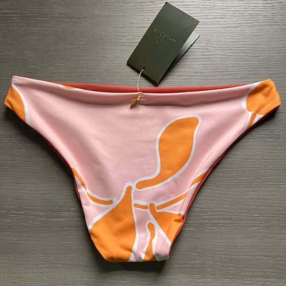 Juan de Dios NWT by Moye Guava Low-Rise reversible Bikini Bottom M - Picture 4 of 7